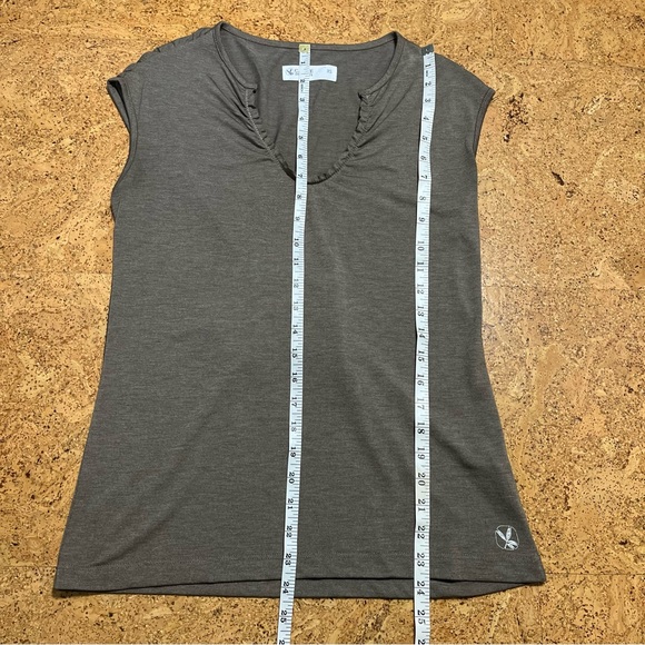 Carve Designs Light Brown Lace Up Back Sleeveless Top Sz XS - Picture 9 of 9